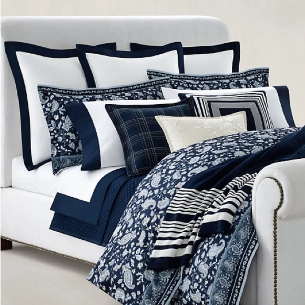 Ralph Lauren Blyth Throw Pillow in Parchment